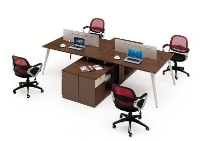 现代职员办公桌系列-001