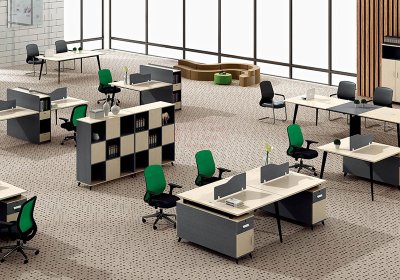 现代职员办公桌系列-004